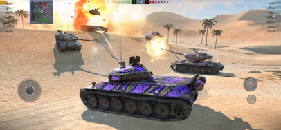World of Tanks Blitzのカスタマイズ・育成画面